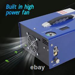 Electric PCP High Pressure 30Mpa 300 Bar Auto Stop Air Compressor Pump4500PSI