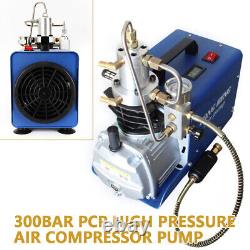 Electric PCP High Pressure 30Mpa Air Compressor Pump Access 300 Bar 4500PSI UK