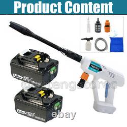 For Makita Battery High Pressure Cordless Car Washer Set Spray Gun Water Cleaner