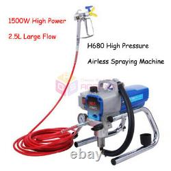 H680 High Pressure Airless Sprayer Spraying Machine Wall Paint Spray Gun 22MPA