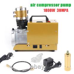 High Pressure Air Pump Compressor Pump 30MPA 4500PSI Manual/Auto-stop Type NEW