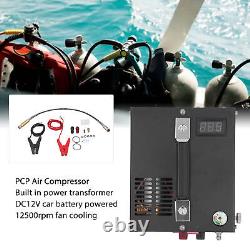 High Pressure Electric PCP Compressor Pump Oil Water DC12V 4500Psi 30Mpa