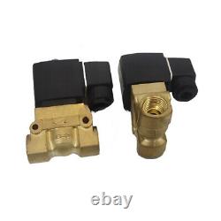 High Pressure Electric Solenoid Gas Valve Normally Brass 5MPA 220V 24V