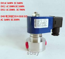 High-pressure solenoid valve High-pressure water valve Air valve 36MPA 30MPA 1PC
