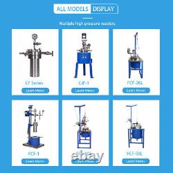 Lab 5L Autoclave Reactor High Pressure Stirred Hydrothermal Vessel 22Mpa 350