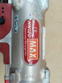 MAX High Pressure Auto-feed Nail Gun HN-120 Red CRK24B/15