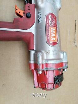 MAX High Pressure Auto-feed Nail Gun HN-120 Red CRK24B/15