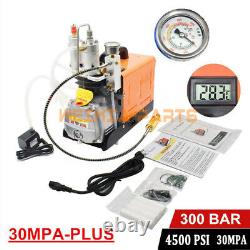 New 220V 30Mpa 4500Psi High Pressure Air Compressor Airgun Scuba Air Pump