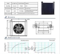 New 25L/Min HIGH PRESSURE 20 Bar / 2 Mpa Hydraulic Oil Cooler AC220V (AJ-1025)
