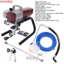 New High Pressure Airless Sprayer Spraying Machine Wall Paint Spraying Gun 1800W