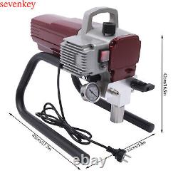 New High Pressure Airless Sprayer Spraying Machine Wall Paint Spraying Gun 1800W