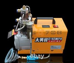 One New 220v High Pressure 30Mpa Electric Air Pump High Pressure Cylinder Head