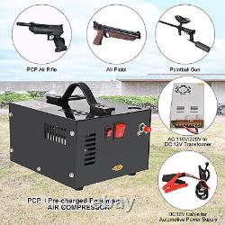 PCP Air Compressor Manual-Stop 4500PSI/30MPa withBuilt-in Fan High Pressure