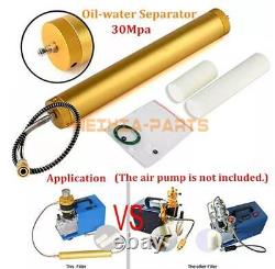 PCP Compressor Oil Water Separator 4500psi 30mpa 300bar High Pressure Air Filter