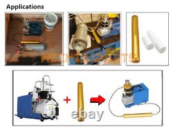 PCP Compressor Oil Water Separator 4500psi 30mpa 300bar High Pressure Air Filter