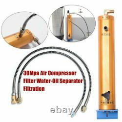PCP Compressor Oil-Water Separator Air Filter High Pressure 30Mpa 300bar 4500PSI