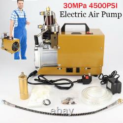 Portable Electric PCP Air Compressor 30MPA 4500PSI Airgun High Pressure Pump 220