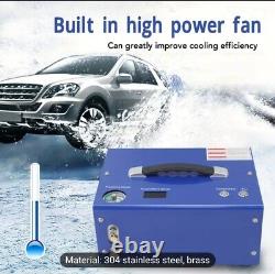 Portable PCP Air Compressor 4500Psi 30mpa 12V High Pressure Pump Oil Water