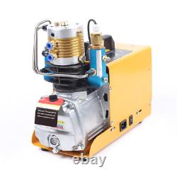 Protable High Pressure Air Compressor Pump Auto Shut Paintball Airgun 4500PSI