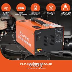 TOAUTO 4500Psi PCP Air Compressor 300MPA 12V/220V High Pressure Paintball Pump