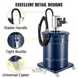 VEVOR 10 Gallon 40L Air Pneumatic Compressed Grease Pump Dispenser High Pressure