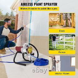 VEVOR 1800w High Pressure Airless Paint Sprayer Machine Spray Gun Wall Spraying
