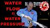 Water Flow And Water Pressure A Live Demonstration