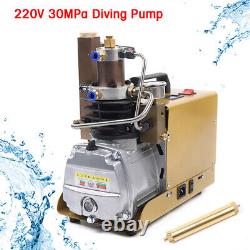 220V 1.8KW Pompe à air haute pression pour plongée sous-marine Compresseur d'air 2800 tr/min 30MPA