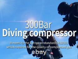 300 Bars Pcs Nouveau Compresseur D'air 110/230/380 V Pompe 4500 Psi 30mpa Haute Pression