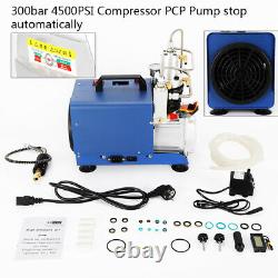 4500 Psi 30 Mpa Arrêt Automatique Compresseur D'air Électrique Pompe Pcp 1,8 Kw Haute Pression