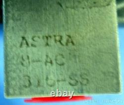 Astra, 8-ac 316-ss, Jauge Haute Pression, 20 000 Psi, 140 Mpa, Nib Pzf