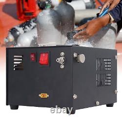 Compresseur d'air PCP 4500Psi 30Mpa Pompe électrique haute pression sans huile ni eau 12V