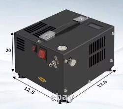 Compresseur d'air Portable pour PCP 4500Psi 30mpa 12V Pompe Haute Pression Huile Eau