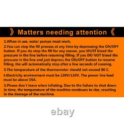 Compresseur d'air électrique 300 bars PCP haute pression 30MPA 4500PSI pompe d'accès 220V