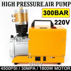 Compresseur d'air haute pression 30Mpa 4500Psi 1800W pour fusil à air comprimé et pompe à air 220V.