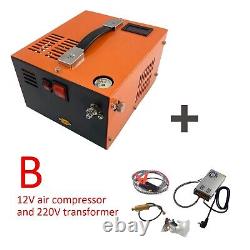 Compresseur d'air haute pression PCP Pompe à air Fusil de chasse sous-marine 12V à 220V Kit