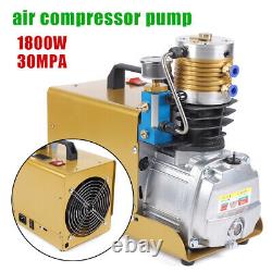 Compresseur d'air haute pression électrique 30Mpa 300 Bar 4500PSI Accès pompe 220V