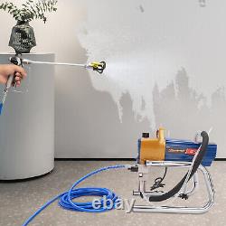 Machine à Peindre Airless 2,2 L/min Haute Pression Pistolet à Peinture Peinture Murale 1500W