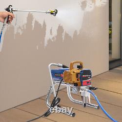 Machine à peindre sans air 2,2 L/min avec pistolet pulvérisateur pour peinture murale 1500W