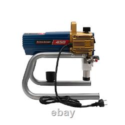 Machine de pulvérisation de peinture sans air haute pression 2HP avec pistolet de pulvérisation 22Mpa pour peinture murale 1500W