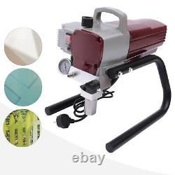 NOUVEAU Pistolet à Peinture Haute Pression Airless 1800W Machine à Pulvériser pour Mur