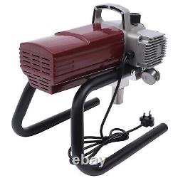 NOUVEAU Pistolet à Peinture Haute Pression Airless 1800W Machine à Pulvériser pour Mur