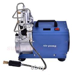 Pompe Compresseur D’air 30mpa Pcp Electric 4500psi Refroidissement À L’eau Haute Pression 220v