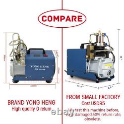 Pompe De Compresseur D'air De 30mpa 110v Pcp Électrique 4500psi Haute Pression Yong Heng