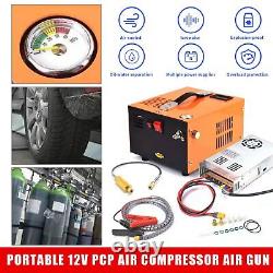 Pompe à air comprimé électrique 30MPA PCP Compresseur Airgun DC12V/AC220V Haute Pression NEUF