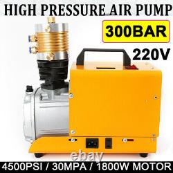 Pompe à air électrique 4500PSI, compresseur d'air PCP haute pression, pompe à air gonflable 30MPa