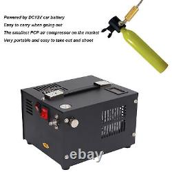 Pompe à air électrique PCP de 30MPA mise à niveau pour carabine à air comprimé 12V haute pression.