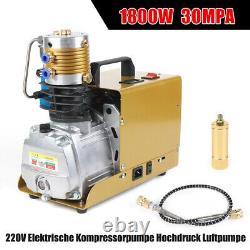 Pompe à air électrique haute pression pour compresseur 30MPA 4500PSI 1800W 130L/m