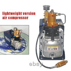 Pompe compresseur d'air à haute pression 1800W 30Mpa 300 Bar 4500PSI 220V (arrêt manuel)