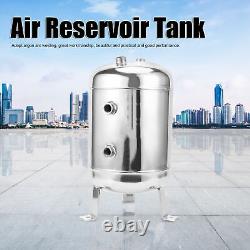 Réservoir d'air de 10L en acier inoxydable avec filetage 1/2 1/4NPT et pression de gaz élevée de 1,25MPa